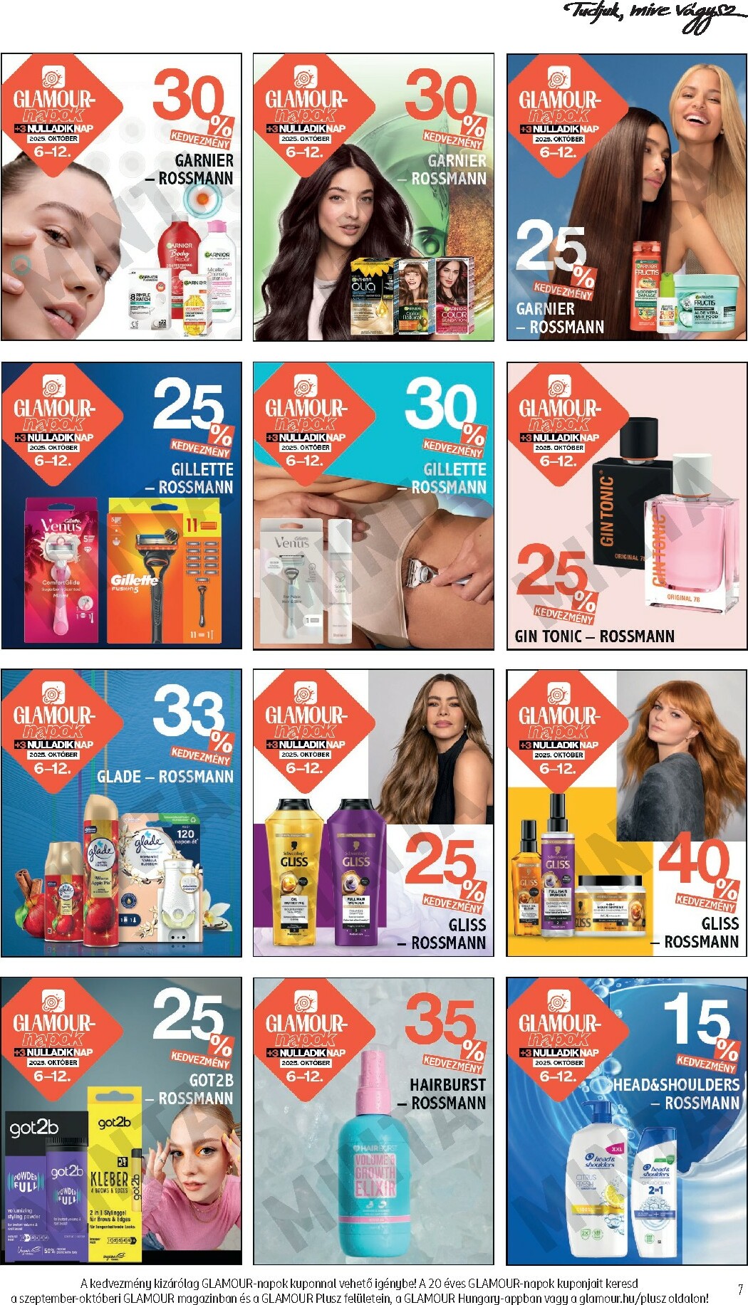 rossmann - Rossmann - Kuponjaid akciós újság, érvényes 10.06. - 10.12. - page: 7