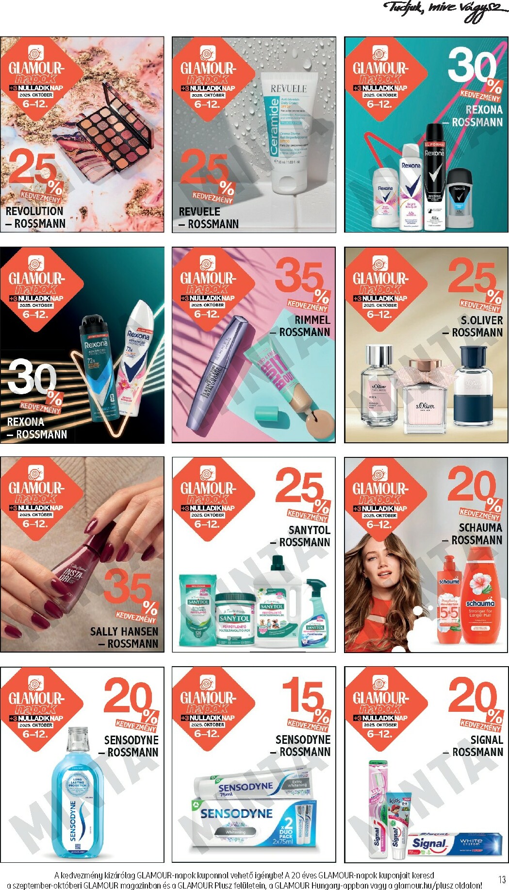 rossmann - Rossmann - Kuponjaid akciós újság, érvényes 10.06. - 10.12. - page: 13
