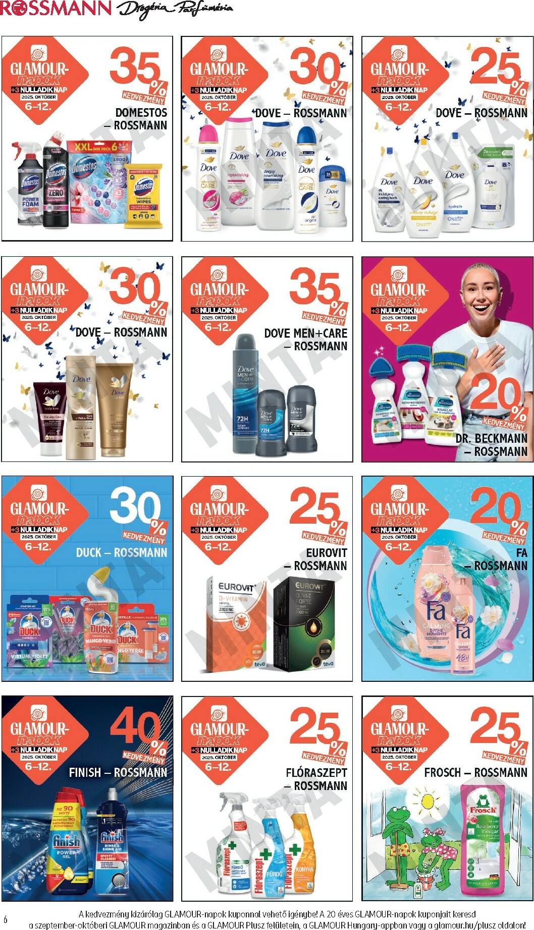 rossmann - Rossmann - Kuponjaid akciós újság, érvényes 10.06. - 10.12. - page: 6