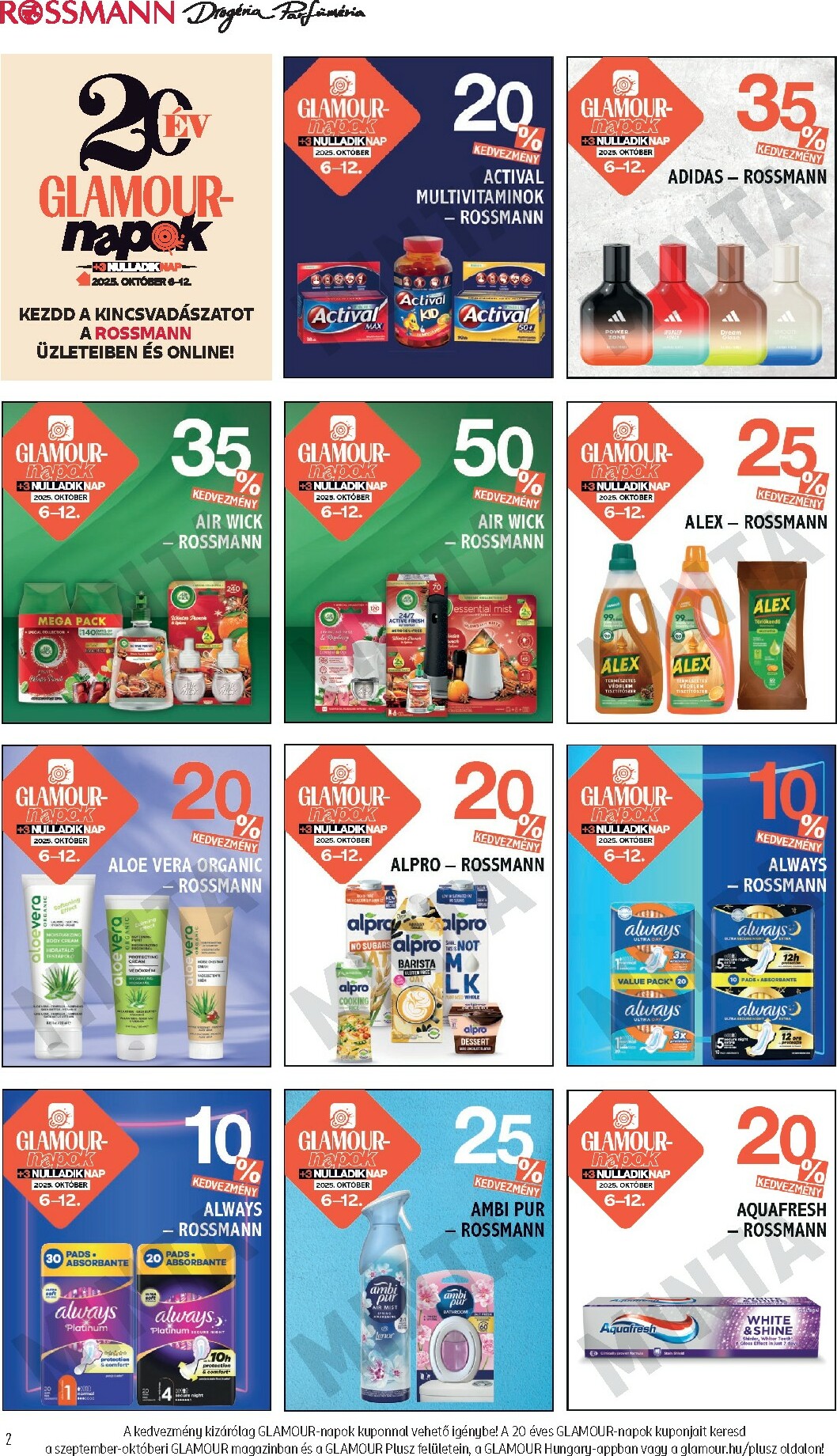 rossmann - Rossmann - Kuponjaid akciós újság, érvényes 10.06. - 10.12. - page: 2