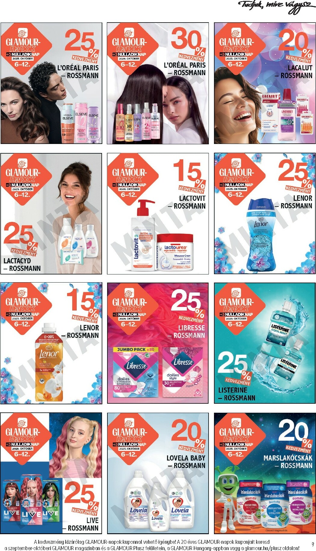 rossmann - Rossmann - Kuponjaid akciós újság, érvényes 10.06. - 10.12. - page: 9