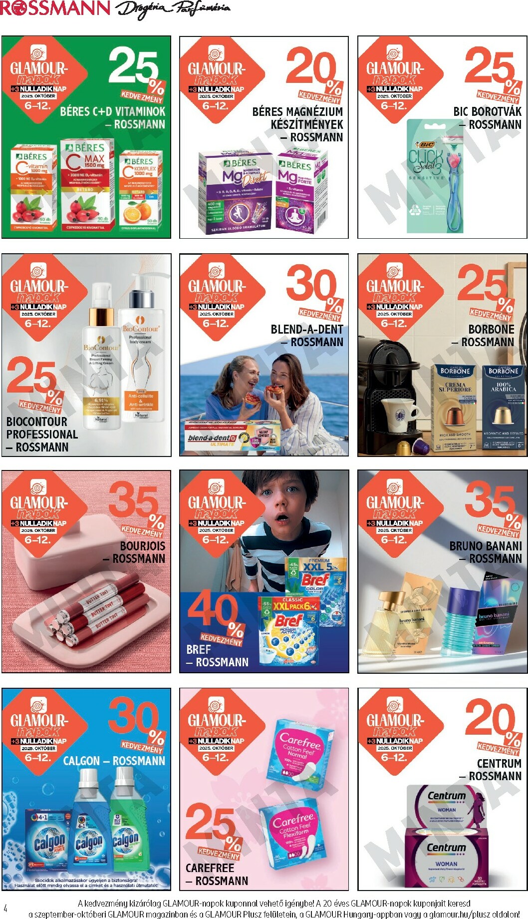 rossmann - Rossmann - Kuponjaid akciós újság, érvényes 10.06. - 10.12. - page: 4