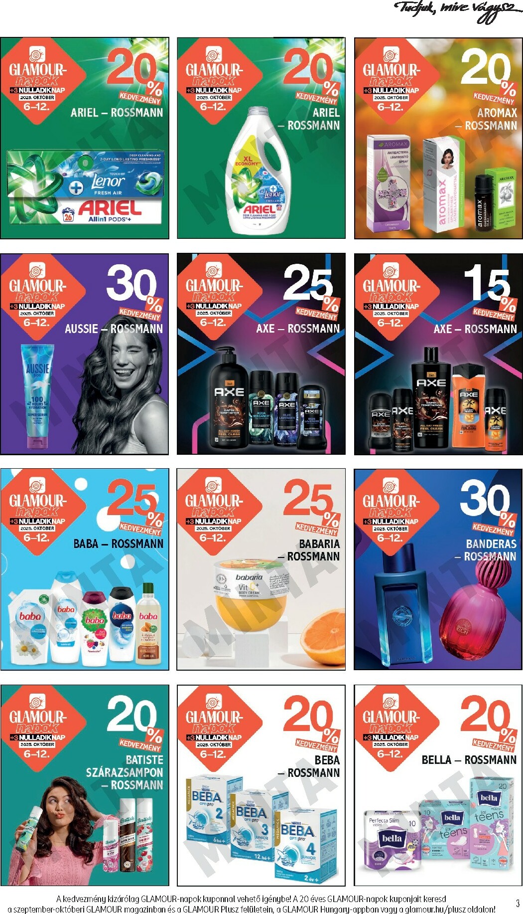 rossmann - Rossmann - Kuponjaid akciós újság, érvényes 10.06. - 10.12. - page: 3