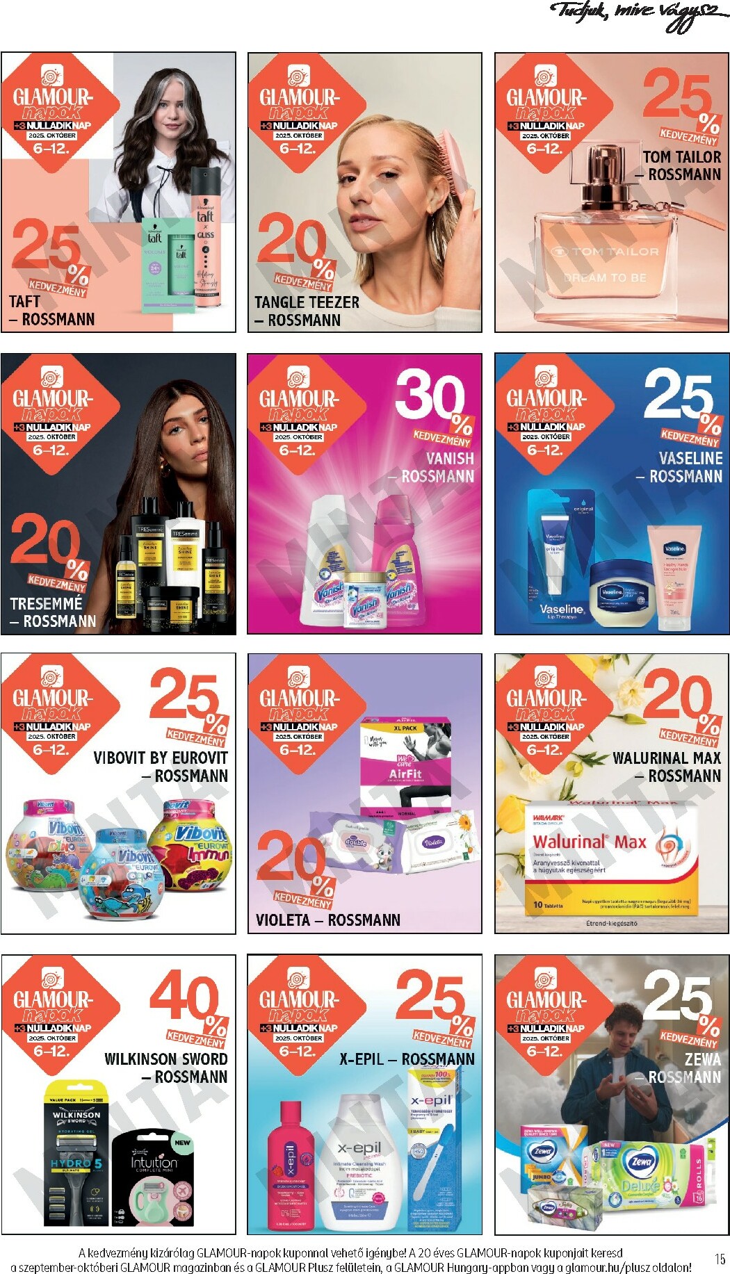 rossmann - Rossmann - Kuponjaid akciós újság, érvényes 10.06. - 10.12. - page: 15