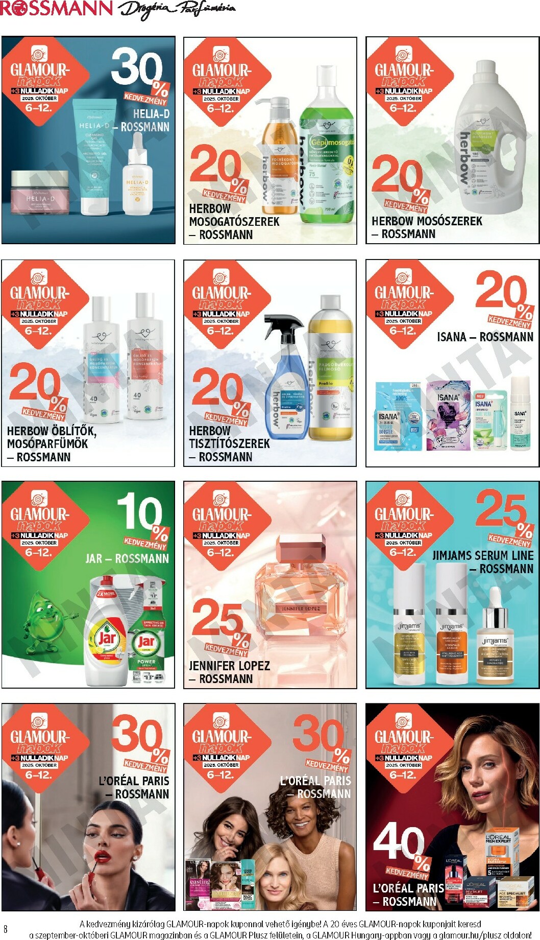 rossmann - Rossmann - Kuponjaid akciós újság, érvényes 10.06. - 10.12. - page: 8