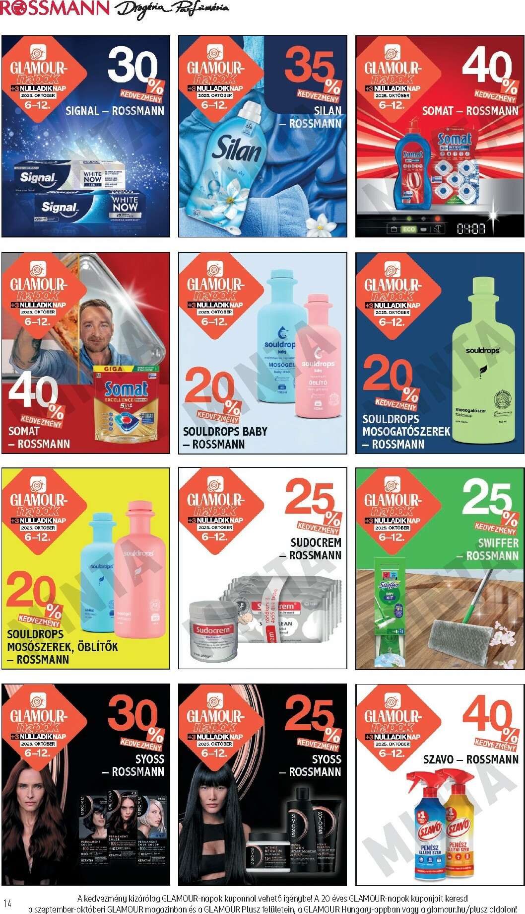 rossmann - Rossmann - Kuponjaid akciós újság, érvényes 10.06. - 10.12. - page: 14