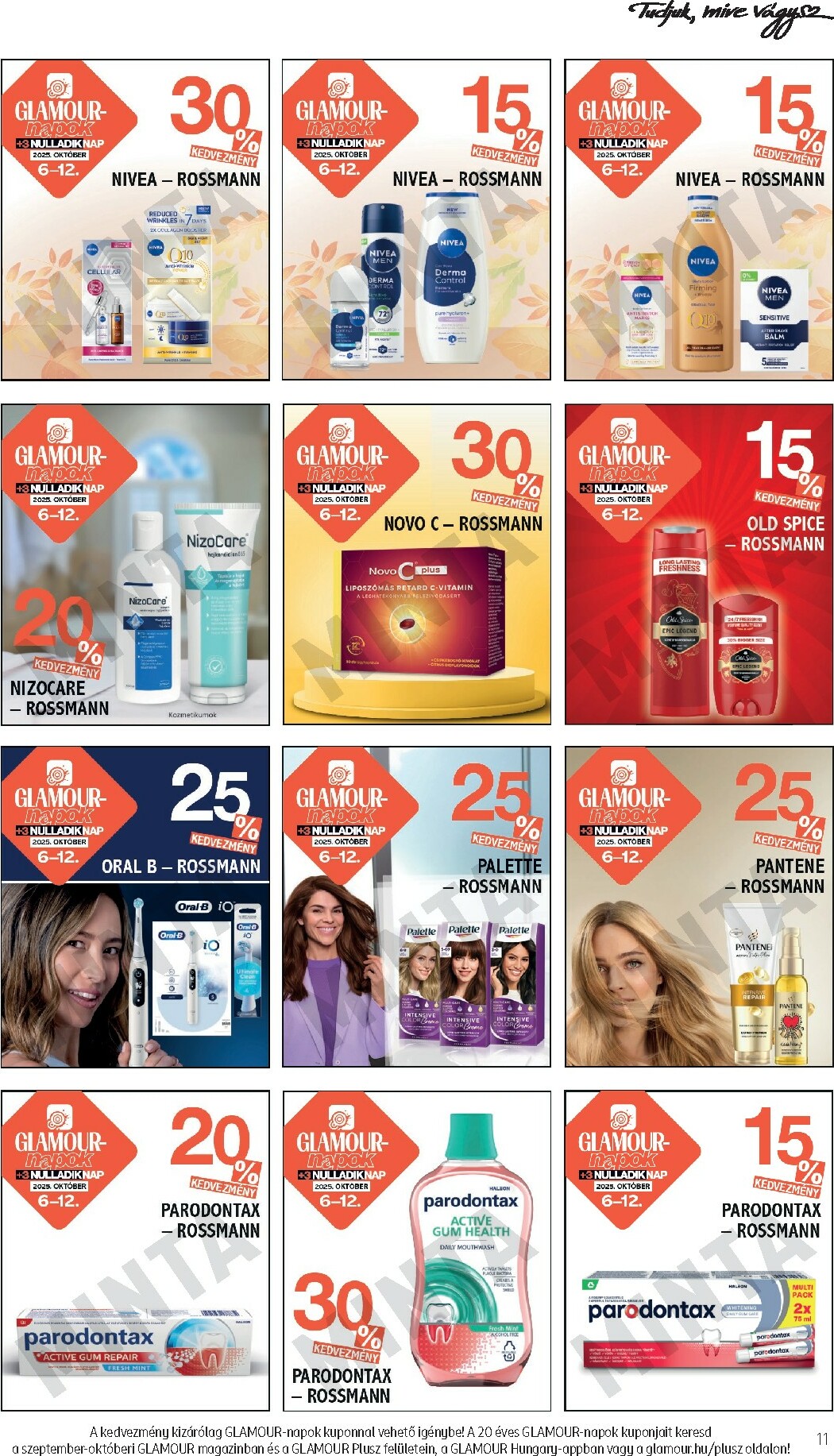 rossmann - Rossmann - Kuponjaid akciós újság, érvényes 10.06. - 10.12. - page: 11