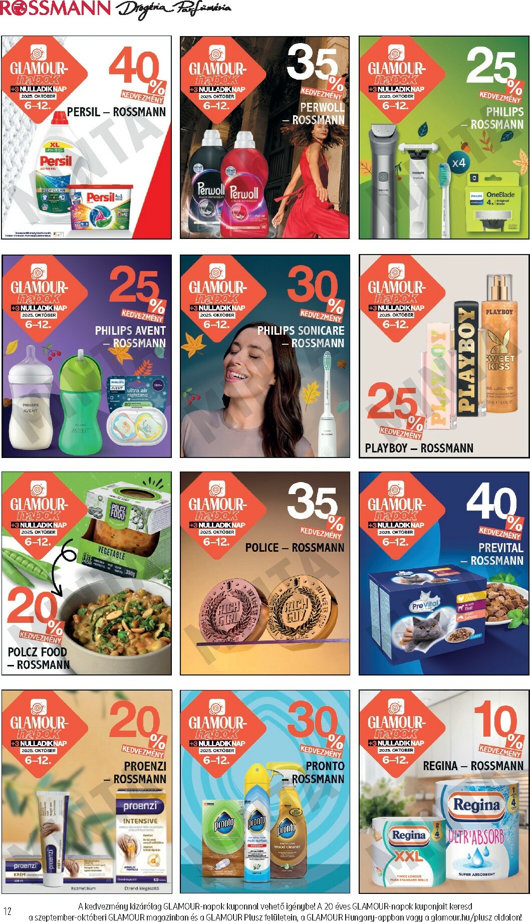 rossmann - Rossmann - Kuponjaid akciós újság, érvényes 10.06. - 10.12. - page: 12