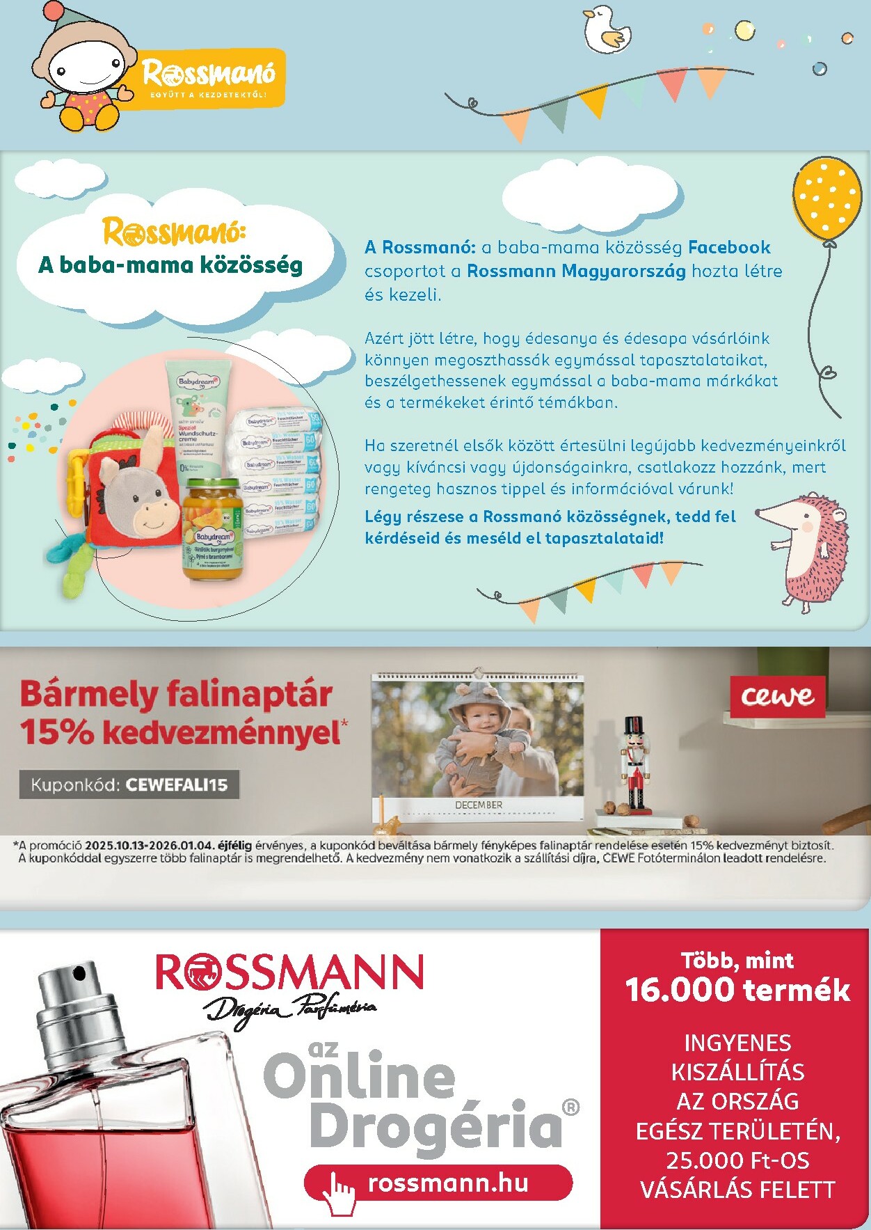 rossmann - Rossmann - Babaprogram akciós újság, érvényes 10.13. - 11.09. - page: 11