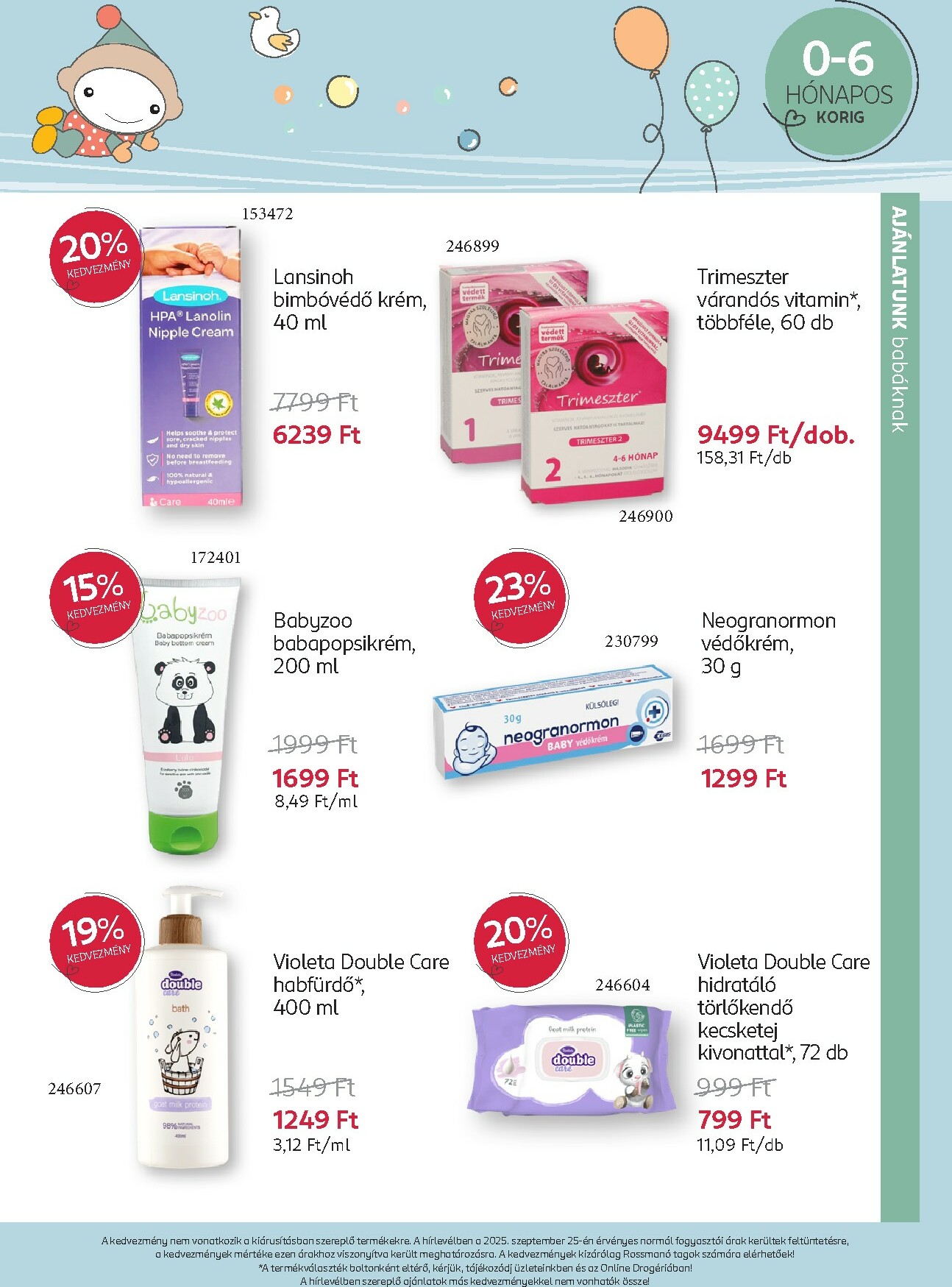 rossmann - Rossmann - Babaprogram akciós újság, érvényes 10.13. - 11.09. - page: 7