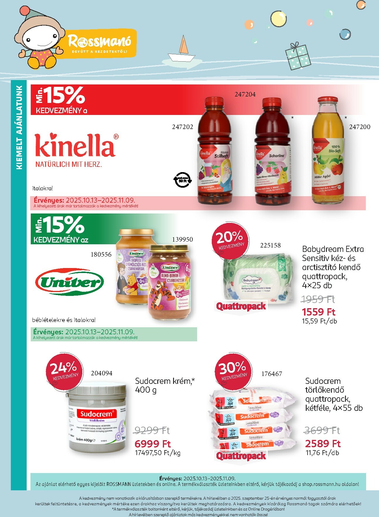 rossmann - Rossmann - Babaprogram akciós újság, érvényes 10.13. - 11.09. - page: 2