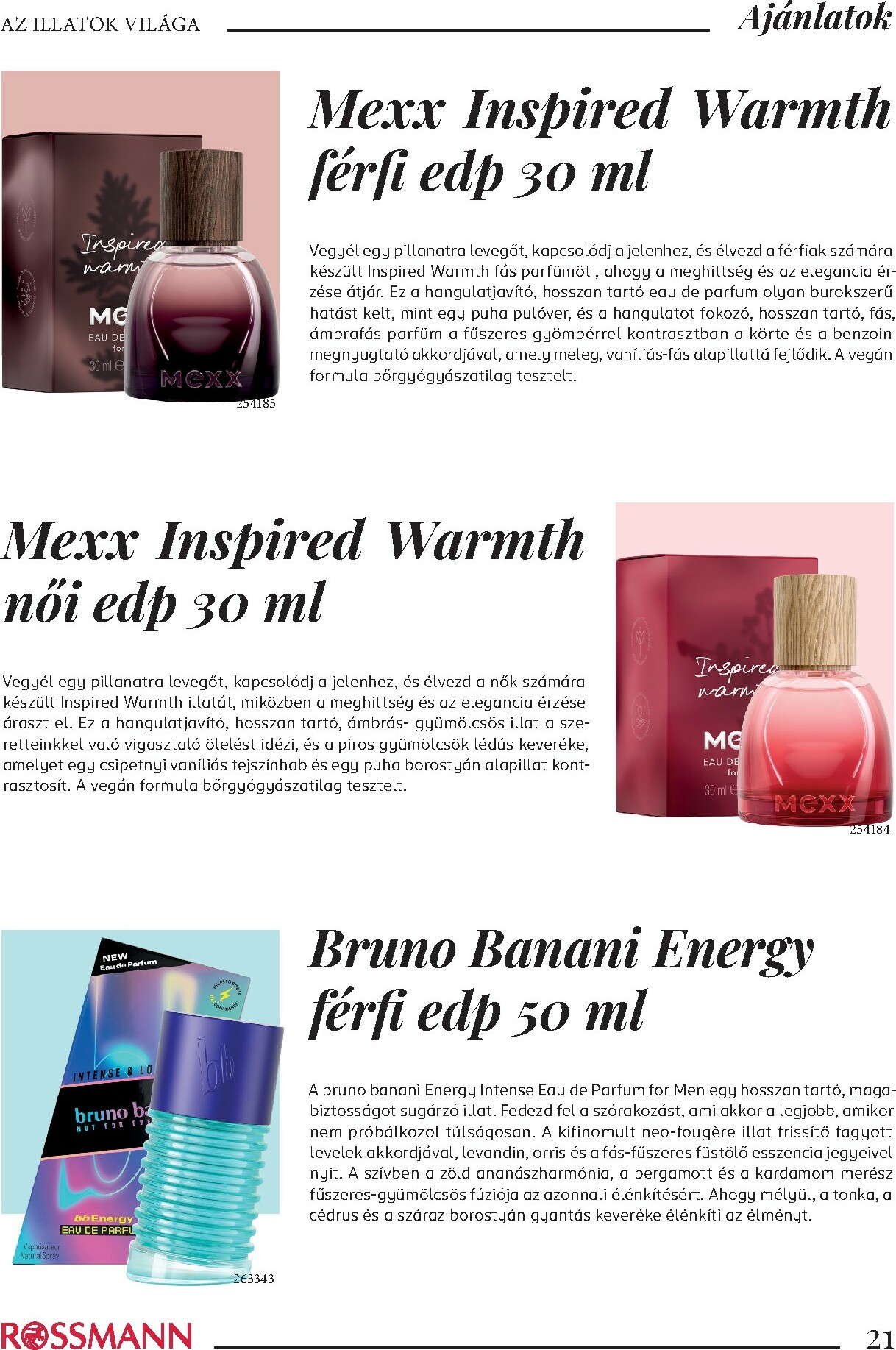 rossmann - Rossmann - Az Illatok Világa akciós újság, érvényes 10.15. - 12.31. - page: 21