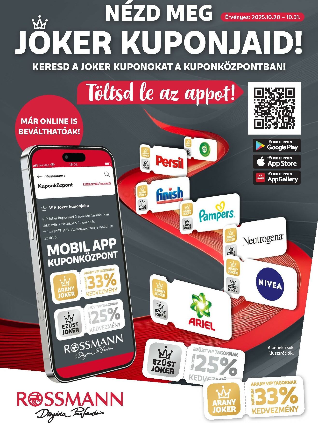 rossmann - Rossmann - Joker Kuponjaid akciós újság, érvényes 10.20. - 10.31.