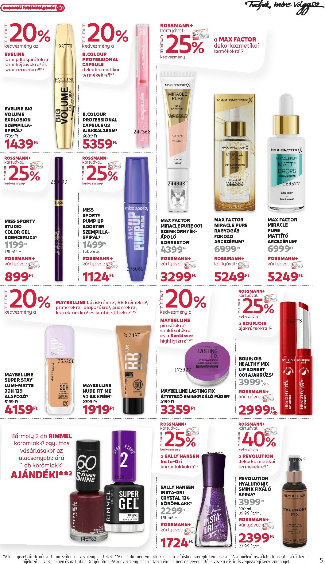 rossmann - Rossmann akciós újság, érvényes 10.20. - 10.31. - page: 5 rossmann - Rossmann akciós újság, érvényes 10.20. - 10.31. - page: 5