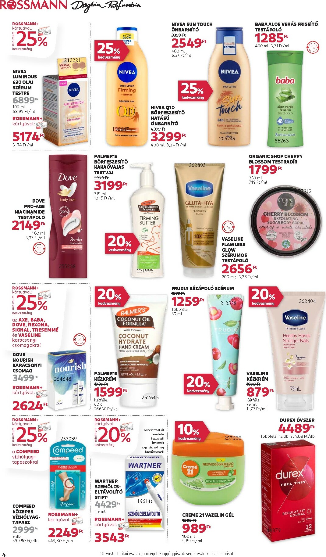 rossmann - Rossmann akciós újság, érvényes 10.20. - 10.31. - page: 4 rossmann - Rossmann akciós újság, érvényes 10.20. - 10.31. - page: 4