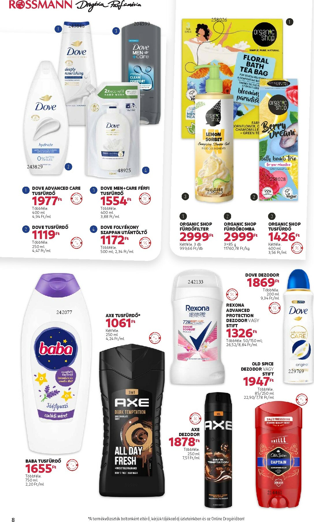 rossmann - Rossmann akciós újság, érvényes 10.20. - 10.31. - page: 8 rossmann - Rossmann akciós újság, érvényes 10.20. - 10.31. - page: 8