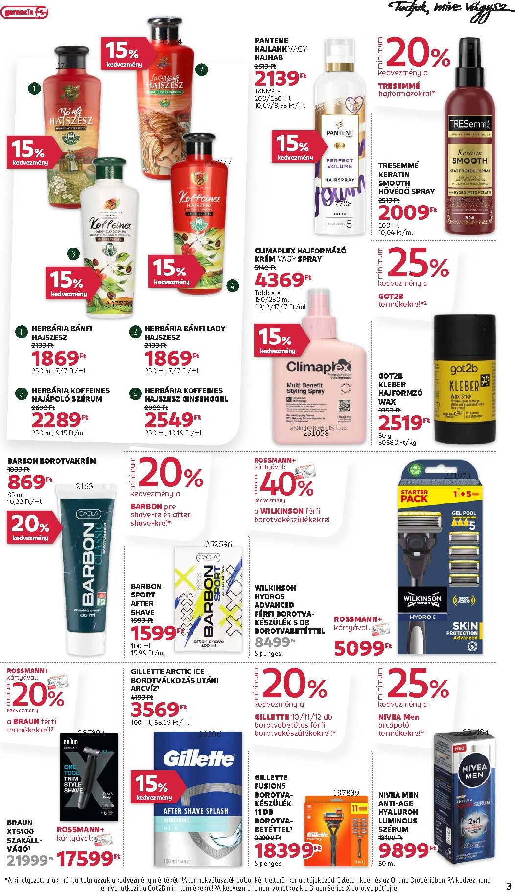 rossmann - Rossmann akciós újság, érvényes 10.20. - 10.31. - page: 3 rossmann - Rossmann akciós újság, érvényes 10.20. - 10.31. - page: 3