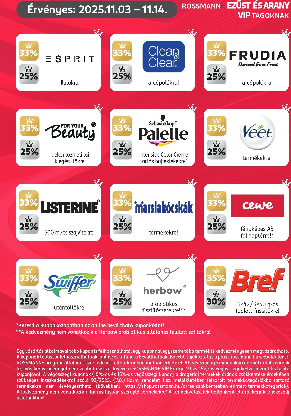 rossmann - Rossmann - Kuponjaid akciós újság, érvényes 11.03. - 11.14. - page: 3