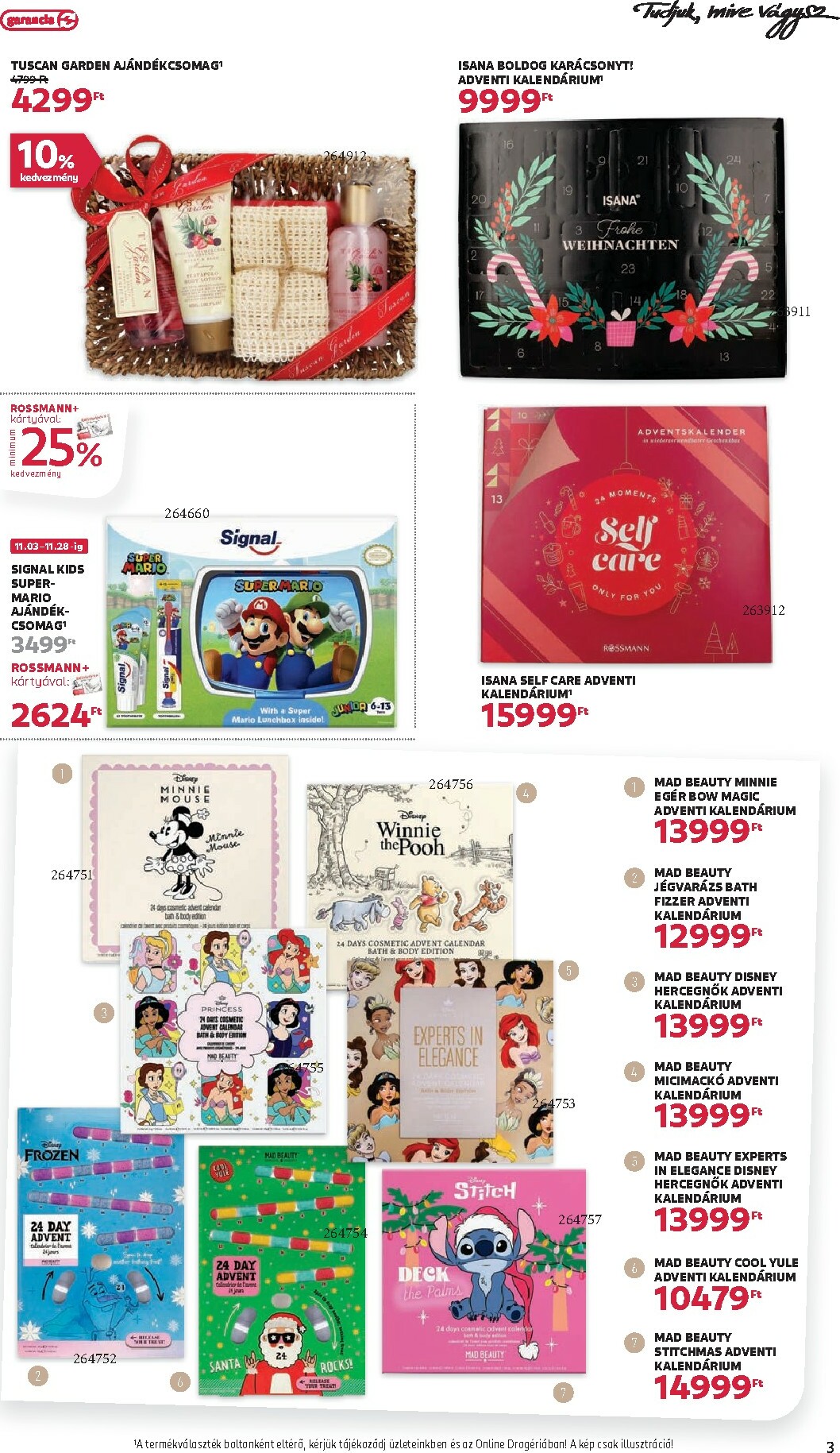 rossmann - Rossmann akciós újság, érvényes 11.03. - 11.14. - page: 3 rossmann - Rossmann akciós újság, érvényes 11.03. - 11.14. - page: 3