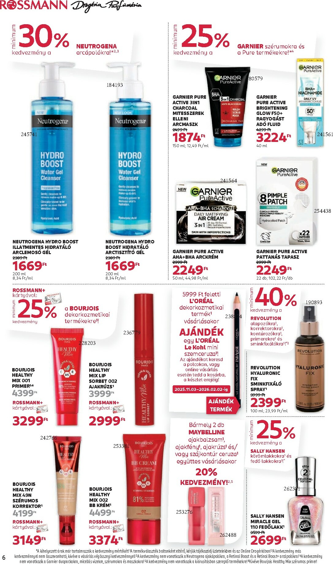 rossmann - Rossmann akciós újság, érvényes 11.03. - 11.14. - page: 6 rossmann - Rossmann akciós újság, érvényes 11.03. - 11.14. - page: 6