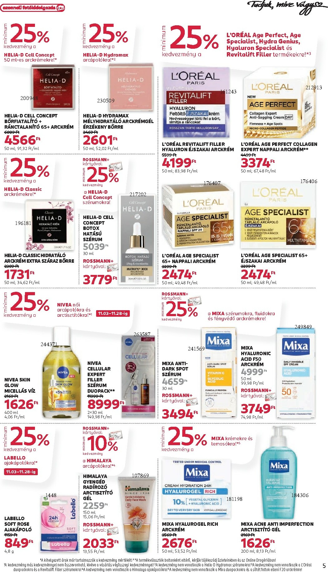 rossmann - Rossmann akciós újság, érvényes 11.03. - 11.14. - page: 5 rossmann - Rossmann akciós újság, érvényes 11.03. - 11.14. - page: 5