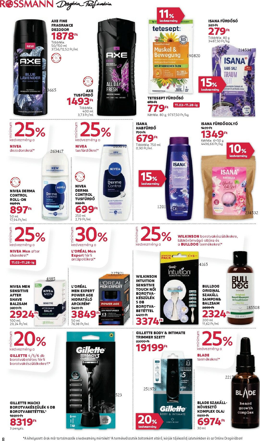 rossmann - Rossmann akciós újság, érvényes 11.03. - 11.14. - page: 8 rossmann - Rossmann akciós újság, érvényes 11.03. - 11.14. - page: 8