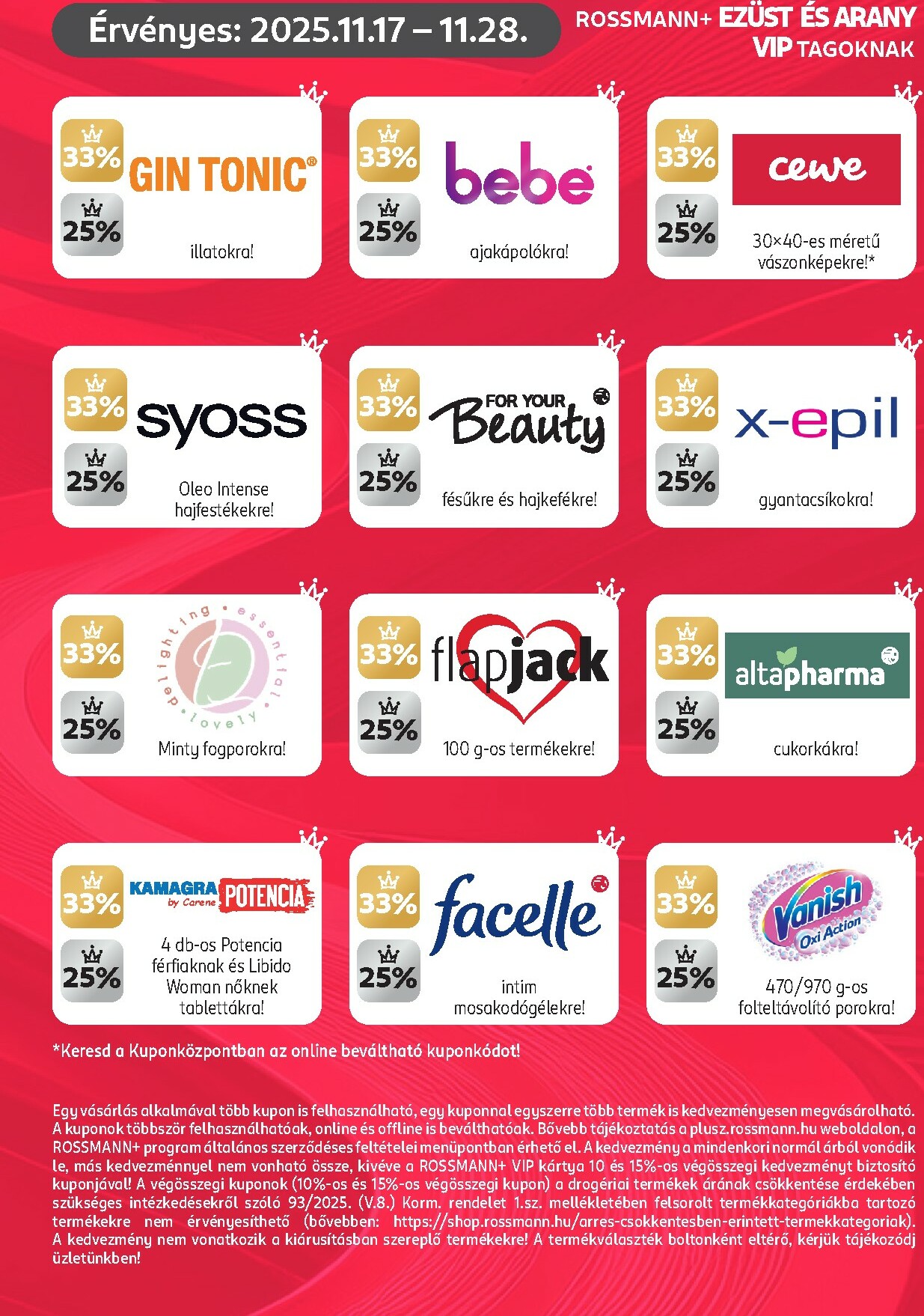 rossmann - Rossmann - Kuponjaid akciós újság, érvényes 11.17. - 11.28. - page: 3