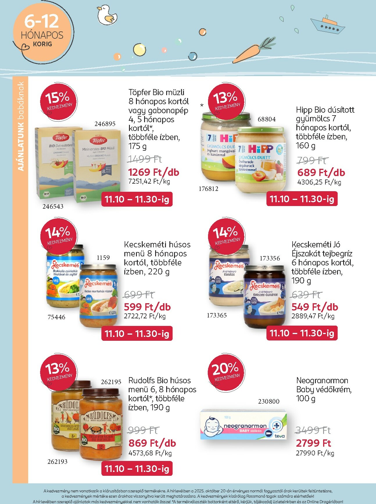 rossmann - Rossmann - Babaprogram akciós újság, érvényes 11.10. - 12.07. - page: 8