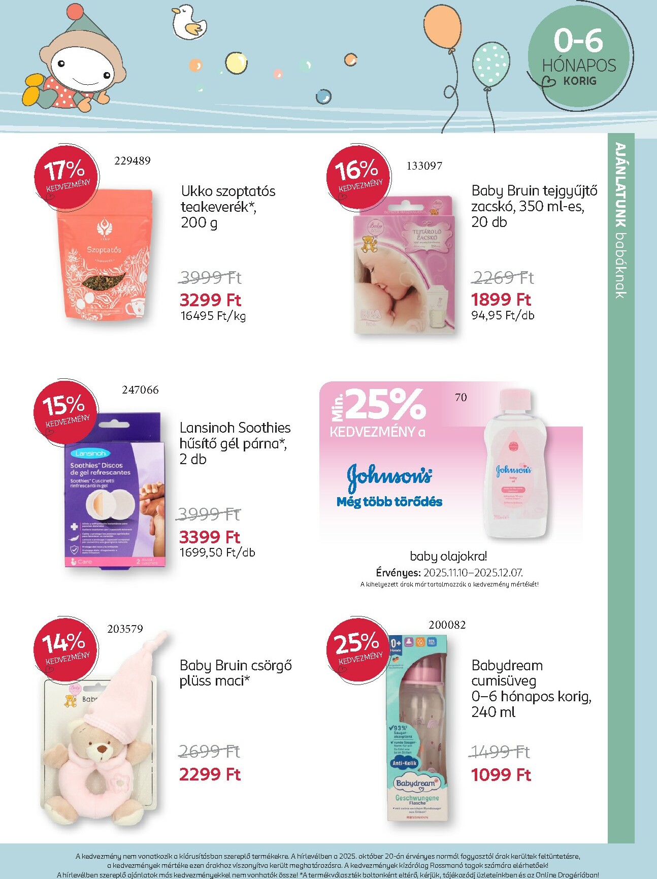 rossmann - Rossmann - Babaprogram akciós újság, érvényes 11.10. - 12.07. - page: 7