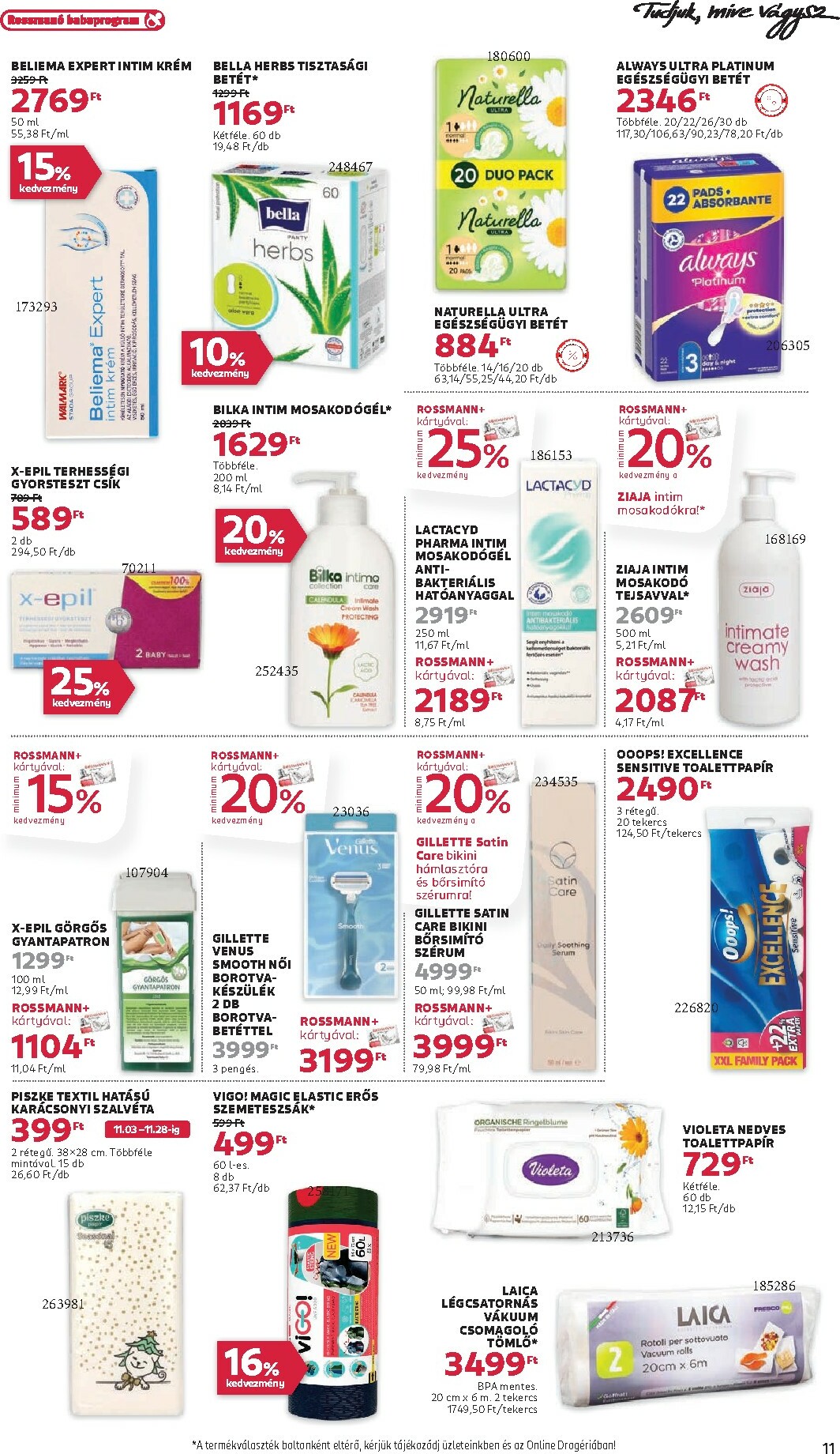 rossmann - Rossmann akciós újság, érvényes 11.17. - 11.28. - page: 13