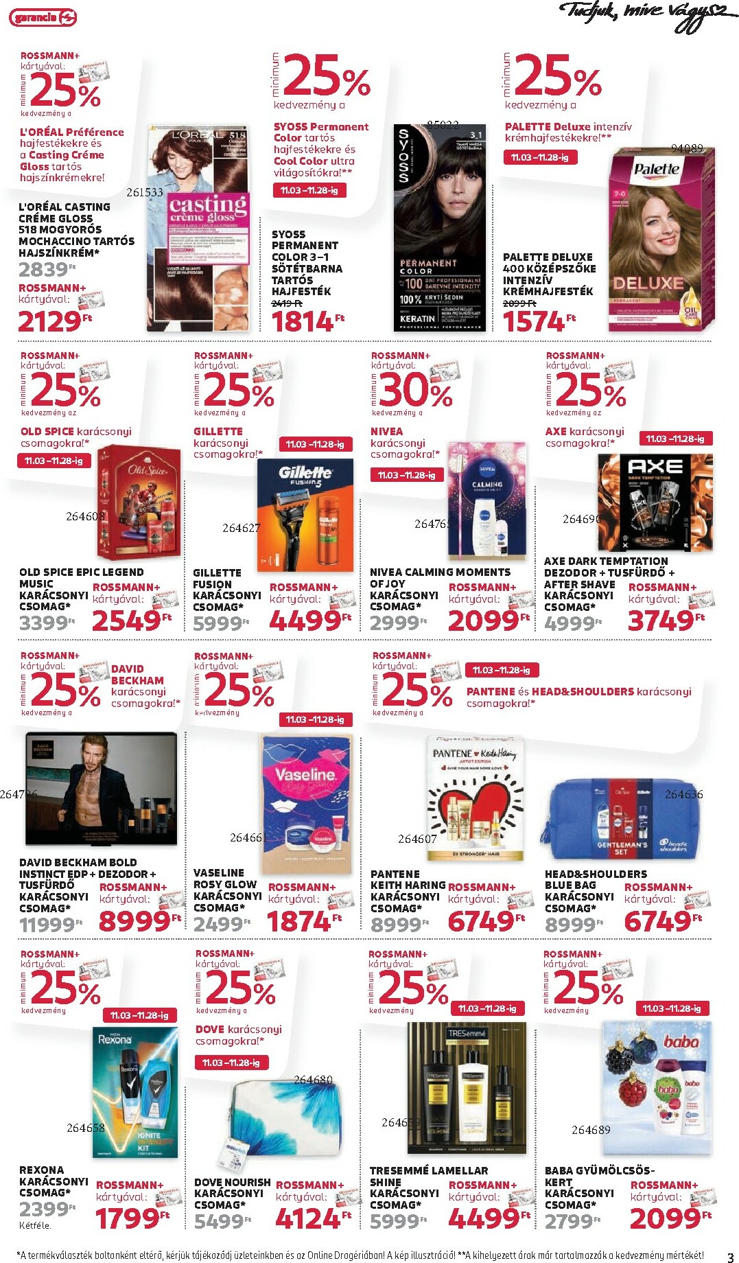 rossmann - Rossmann akciós újság, érvényes 11.17. - 11.28. - page: 3