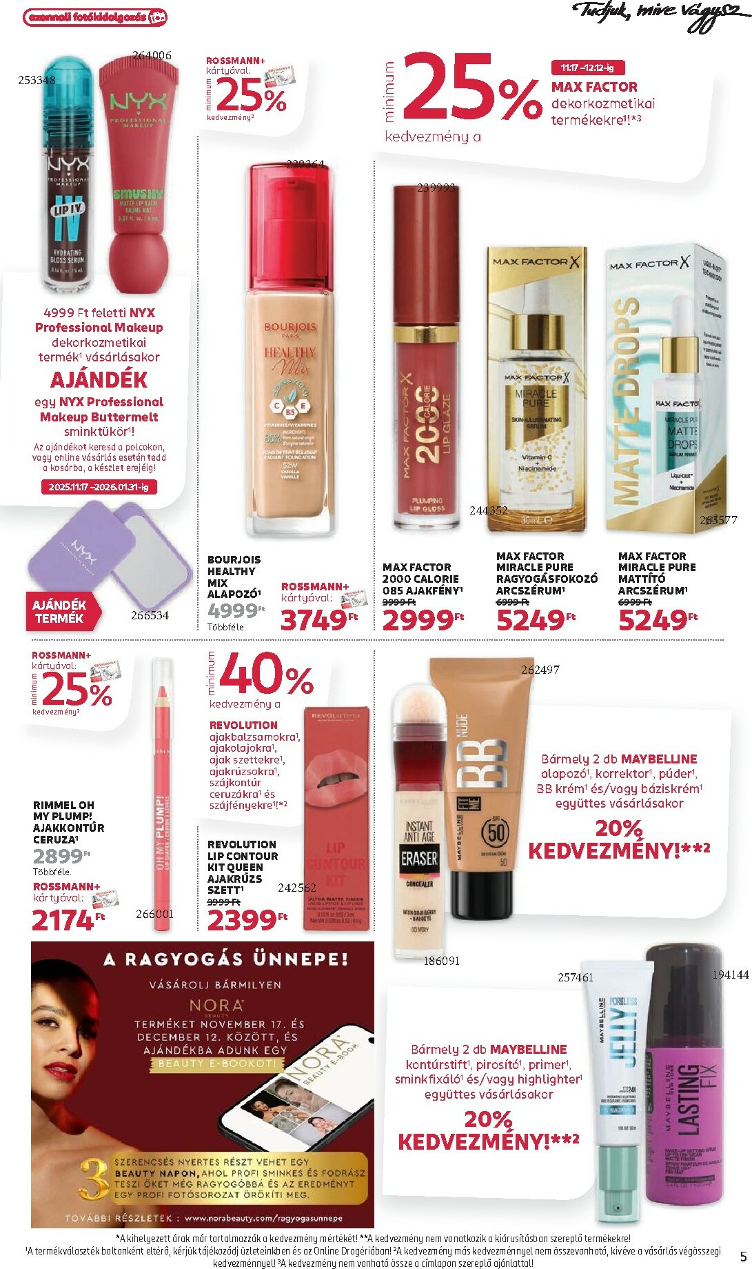 rossmann - Rossmann akciós újság, érvényes 11.17. - 11.28. - page: 5