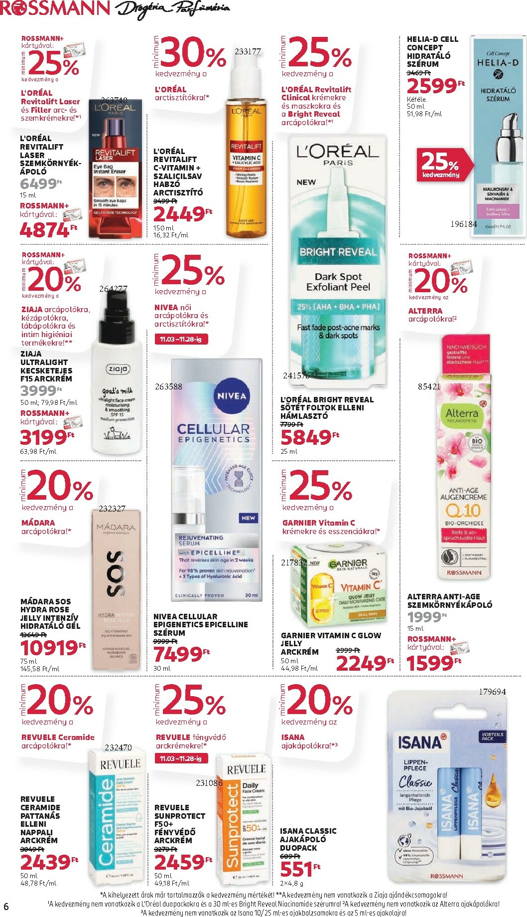 rossmann - Rossmann akciós újság, érvényes 11.17. - 11.28. - page: 6