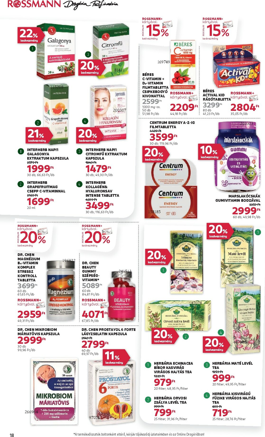 rossmann - Rossmann akciós újság, érvényes 12.01. - 12.12. - page: 20