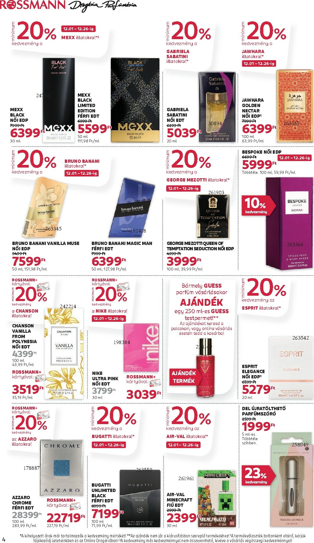 rossmann - Rossmann akciós újság, érvényes 12.01. - 12.12. - page: 4