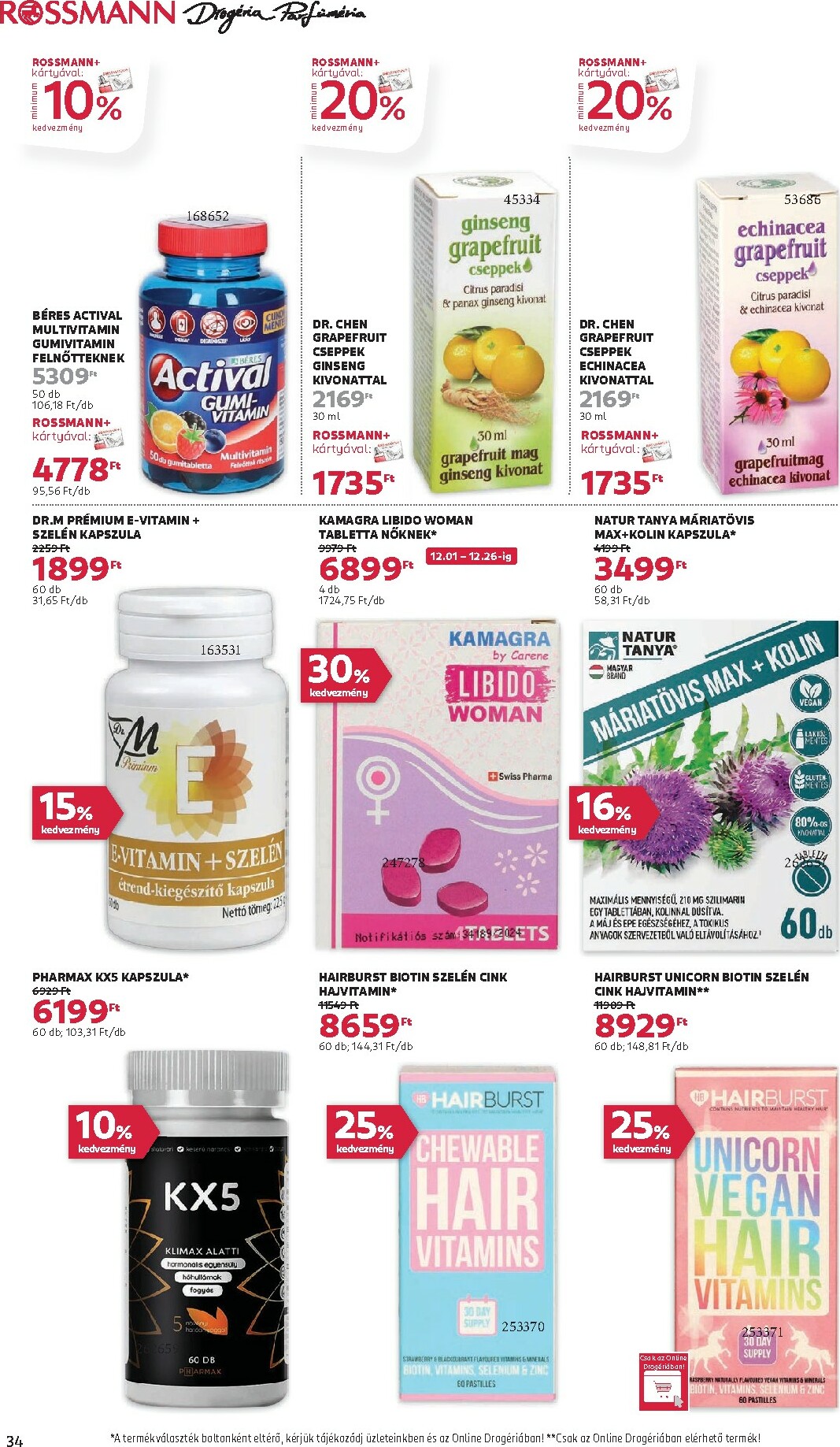 rossmann - Rossmann akciós újság, érvényes 12.01. - 12.12. - page: 38