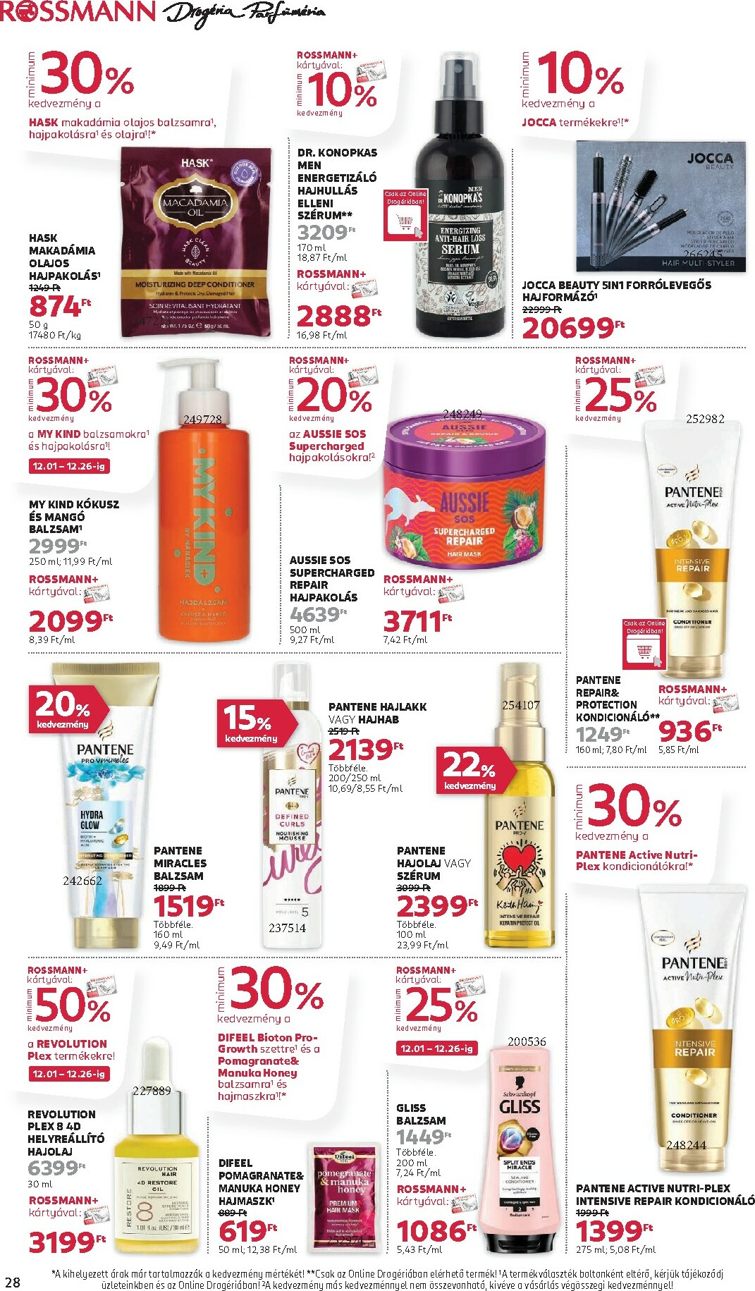 rossmann - Rossmann akciós újság, érvényes 12.01. - 12.12. - page: 30