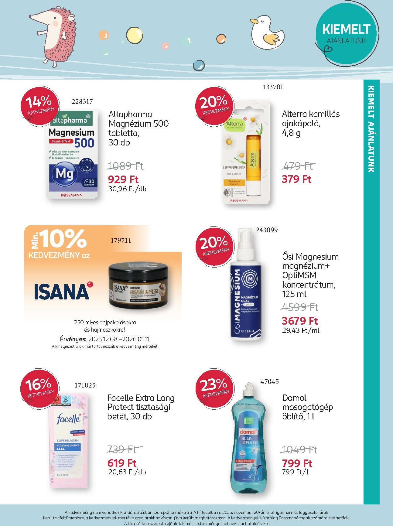 rossmann - Rossmann - Babaprogram akciós újság, érvényes 12.08. - 01.11. - page: 3