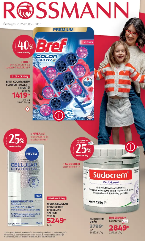 rossmann - Rossmann akciós újság, érvényes 01.05. - 01.16.
