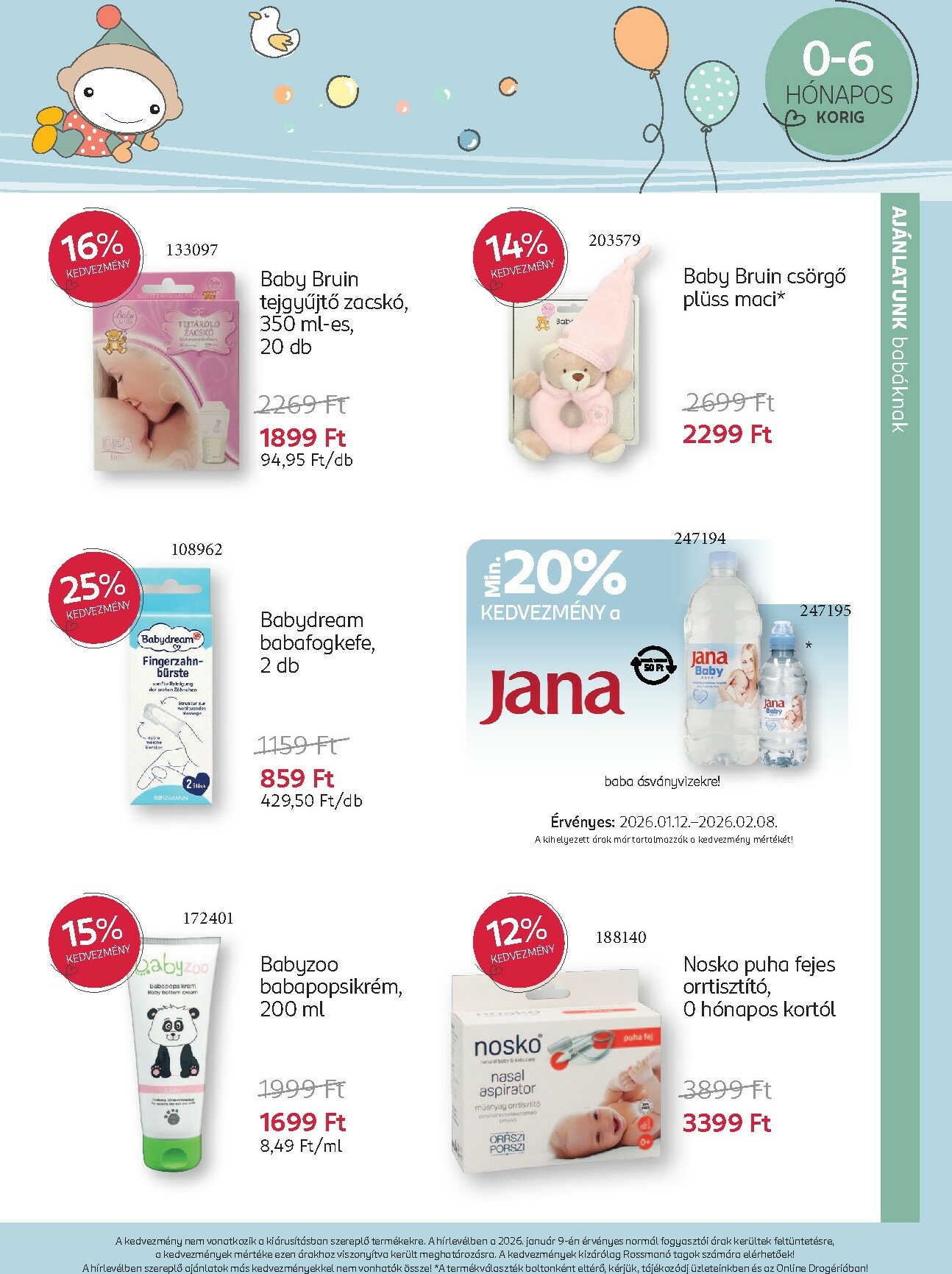 rossmann - Rossmann - Babaprogram akciós újság, érvényes 01.12. - 02.08. - page: 7