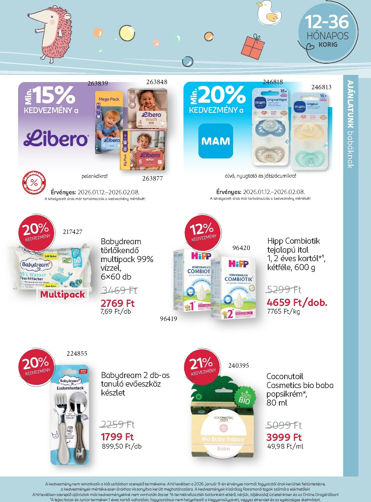 rossmann - Rossmann - Babaprogram akciós újság, érvényes 01.12. - 02.08. - page: 9