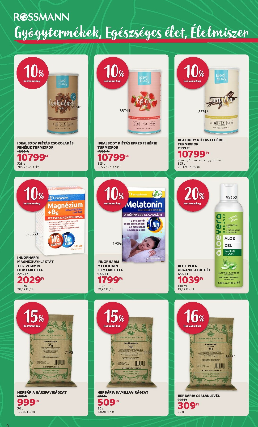 rossmann - Rossmann akciós újság, érvényes 01.19. - 01.30. - page: 4