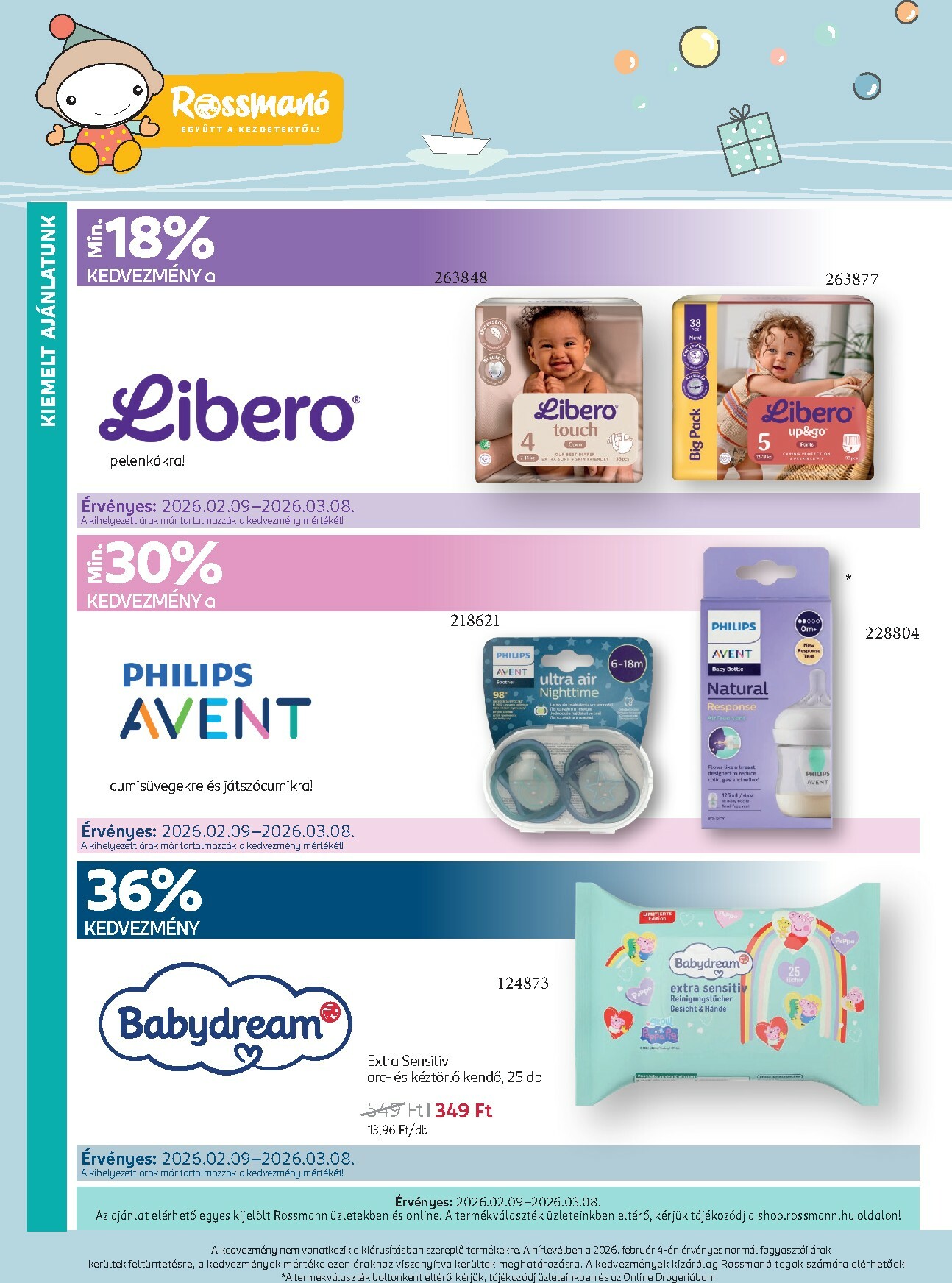 rossmann - Rossmann - Babaprogram akciós újság, érvényes 2026.02.09. - 2026.03.08. - page: 2