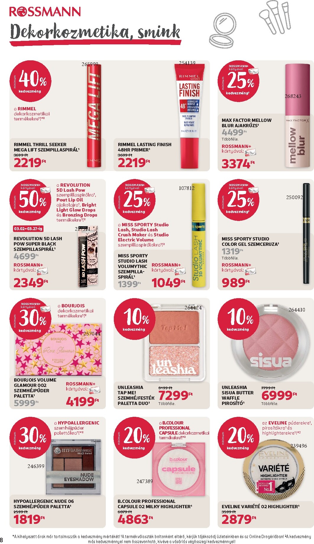 rossmann - Rossmann akciós újság, érvényes 2026.03.02. - 2026.03.13. - page: 10