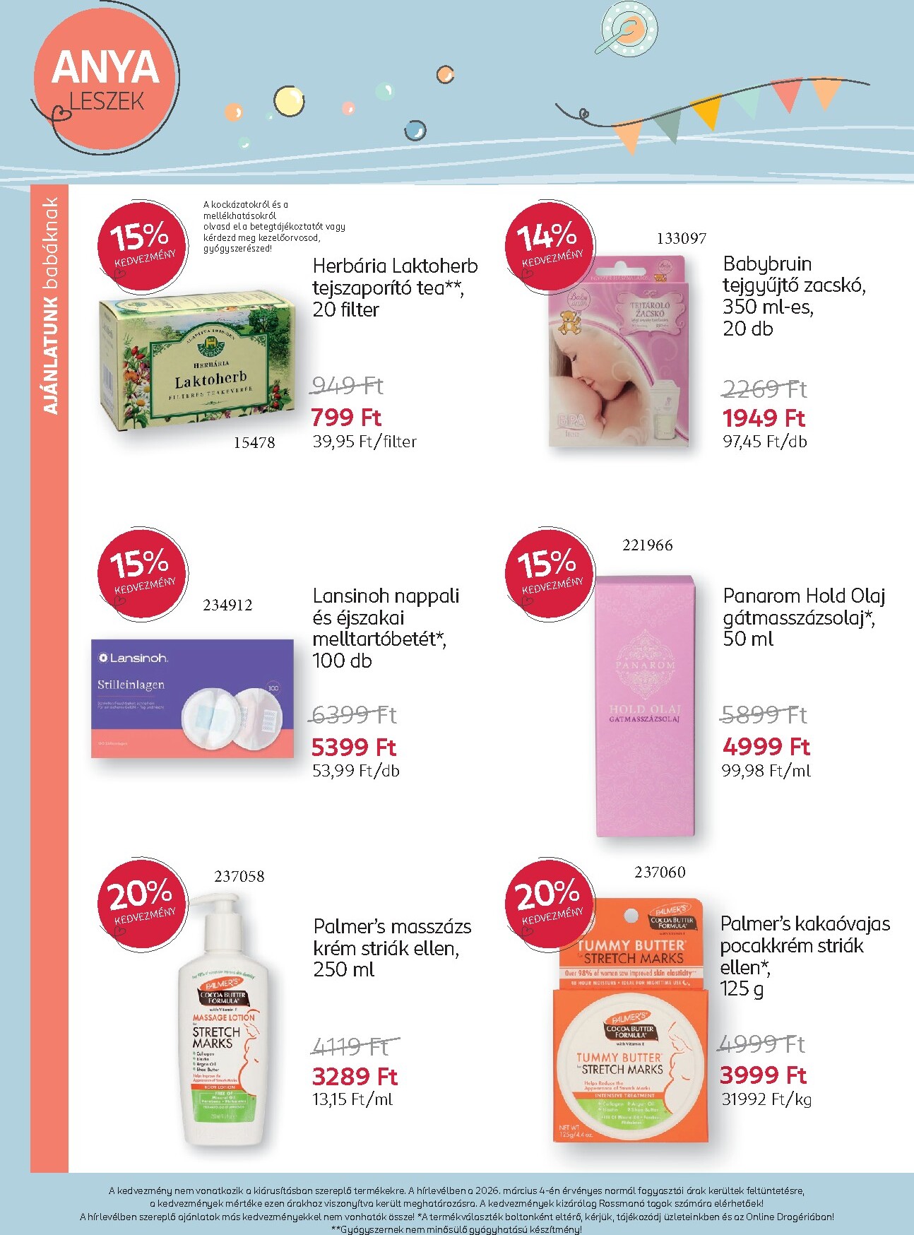 rossmann - Rossmann - BabaProgram akciós újság, érvényes 2026.03.09. - 2026.04.05. - page: 6