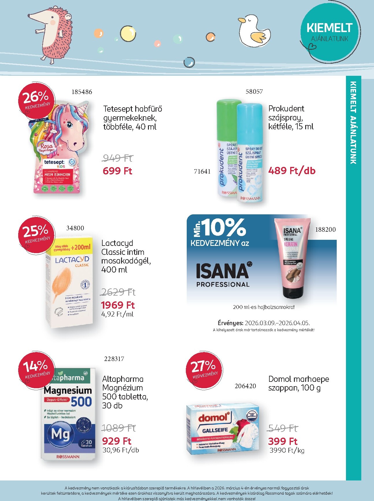 rossmann - Rossmann - BabaProgram akciós újság, érvényes 2026.03.09. - 2026.04.05. - page: 3