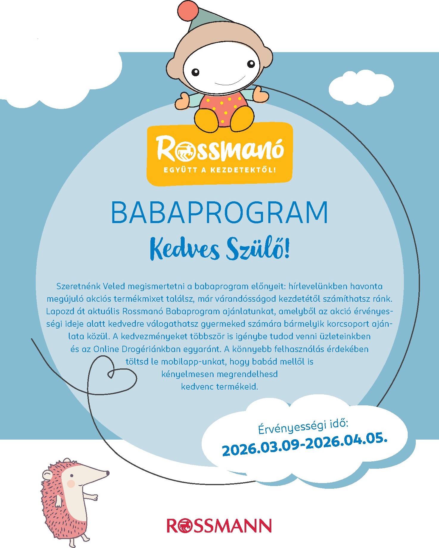 rossmann - Rossmann - BabaProgram akciós újság, érvényes 2026.03.09. - 2026.04.05.