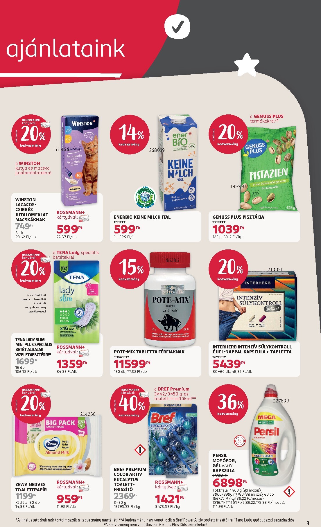 rossmann - Rossmann akciós újság, érvényes 2026.03.30. - 2026.04.10. - page: 3