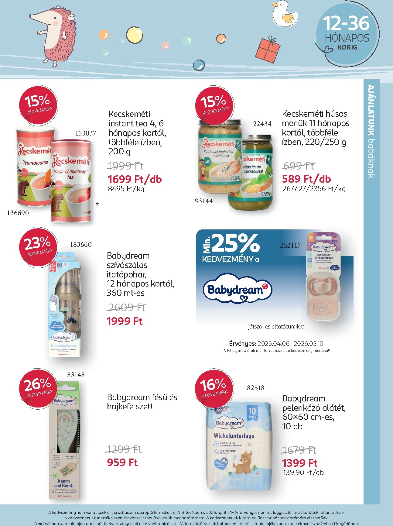 rossmann - Rossmann - BabaProgram akciós újság, érvényes 2026.04.06. - 2026.05.10. - page: 9
