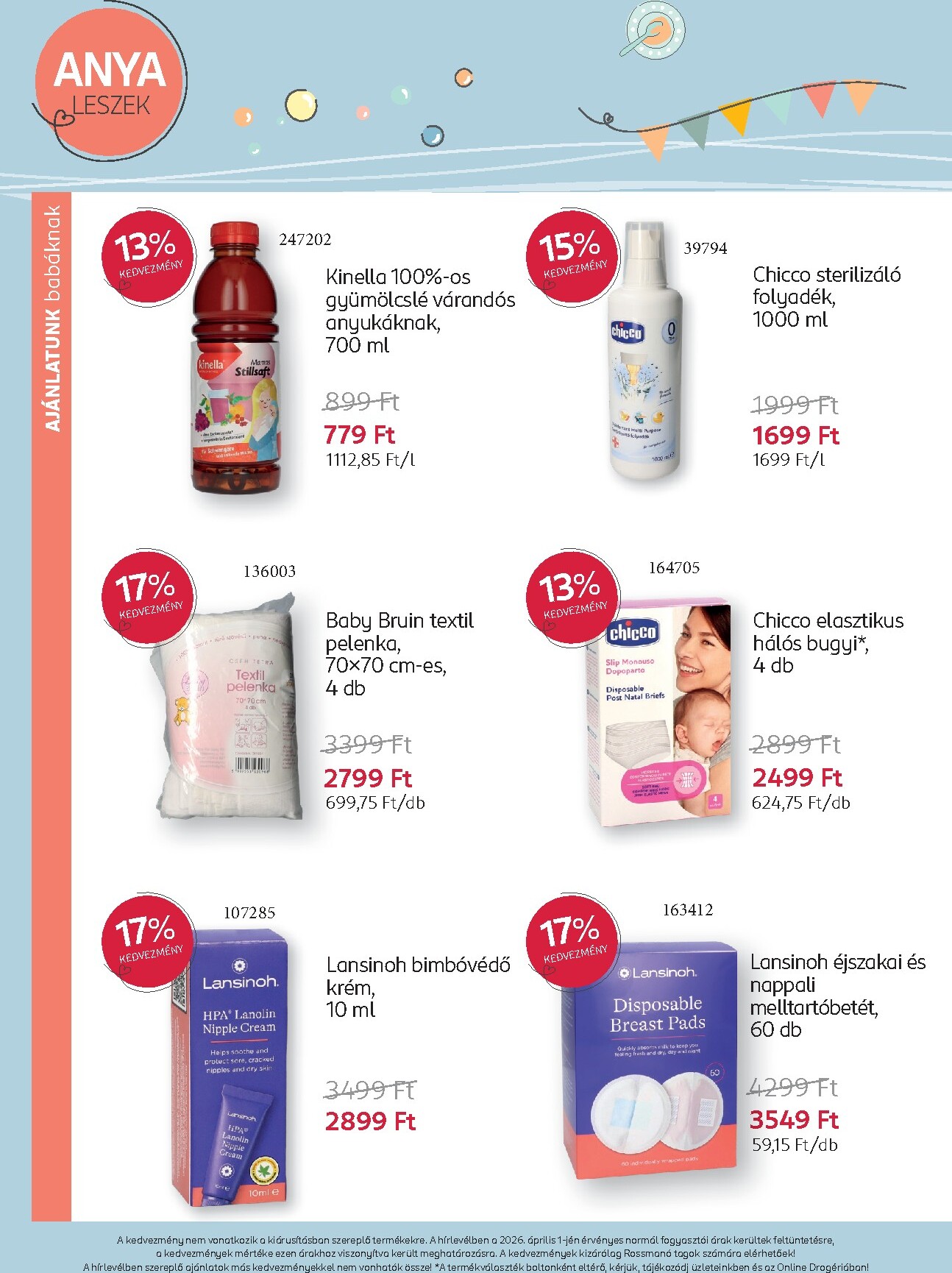 rossmann - Rossmann - BabaProgram akciós újság, érvényes 2026.04.06. - 2026.05.10. - page: 6